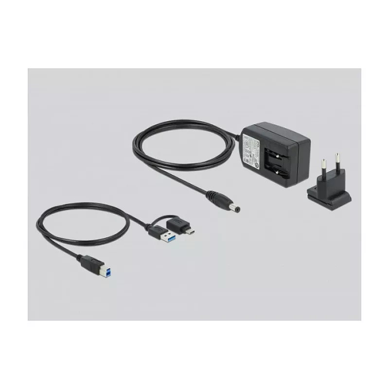 USB dokų stotelė DeLOCK 87771 Dviguba HDMI Full-HD USB 3.2 LAN Garsas