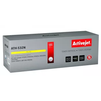 Activejet ATH-532N toner (alternatyva HP 304A CC532A, Canon CRG-718Y; Supreme; 3200 puslapių; geltona)