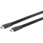 HDMI kabelis ShiverPeaks 77470-FLAT plokščias skaitmeninis vaizdo kabelis 1,0 m