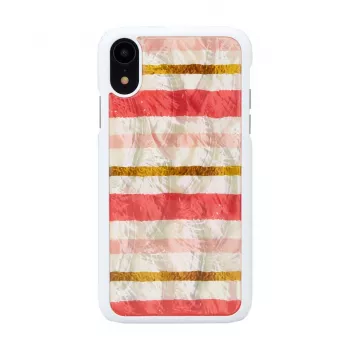 Apsauginis dėklas išmaniesiems telefonams iKins, skirtas iPhone XR, Short Cake dizainas, baltas