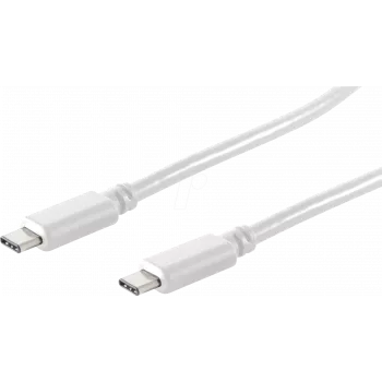 USB laidas ShiverPeaks BS13-45156 1,5 m USB 3.2 Gen 2 USB-C baltas
