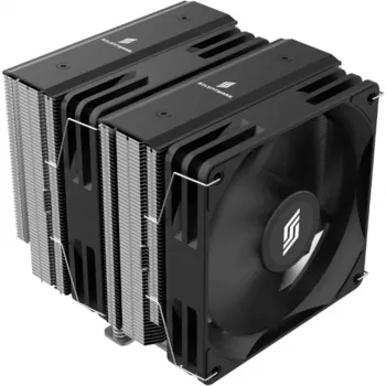 Oro aušintuvas CPU Silentware Titan Performance Dual-Tower, 265W TDP, 2×120mm PWM ventiliatoriai, AM5/LGA1700 suderinamas