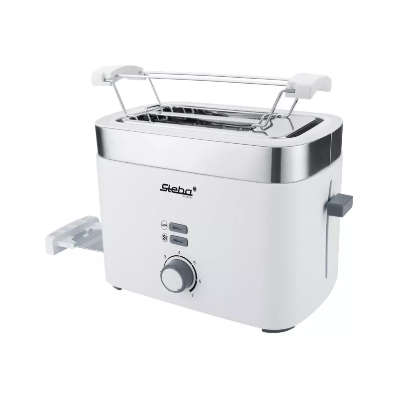 Skrudintuvas Steba TO 10 BIANCO 2 griežinėliai 930 W sidabrinis baltas