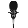 Stalinis mikrofonas MEDIA-TECH MT397S – laidinis, XLR įėjimas, 20–20000 Hz, 150 Ω, -32 dB, 2,4 m laidas