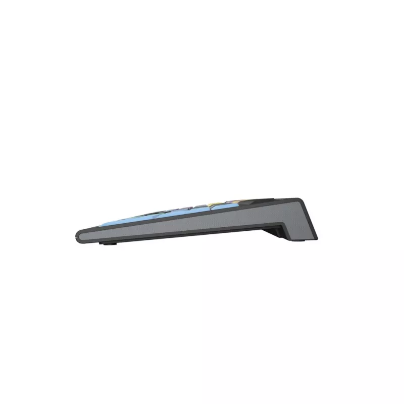 Klaviatūra Logickeyboard LKB-CBASE-A2PC-FR Universal USB AZERTY prancūziška juoda