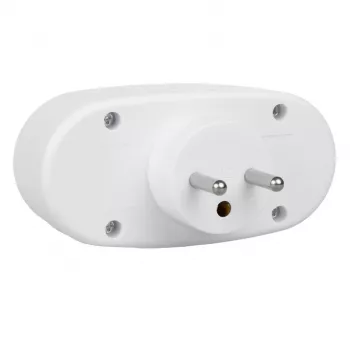 Maclean Current Outlet kištukinis lizdas, šakutės skirstytuvas su 2 lizdais ir grandinės pertraukikliu, E tipas, 2x16A, MCE337 E