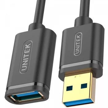 UNITEK Y-C457GBK USB 3.2 Gen 1 (3.1 Gen 1) laidas 1 m USB A juodas