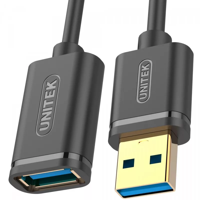 UNITEK Y-C457GBK USB 3.2 Gen 1 (3.1 Gen 1) laidas 1 m USB A juodas