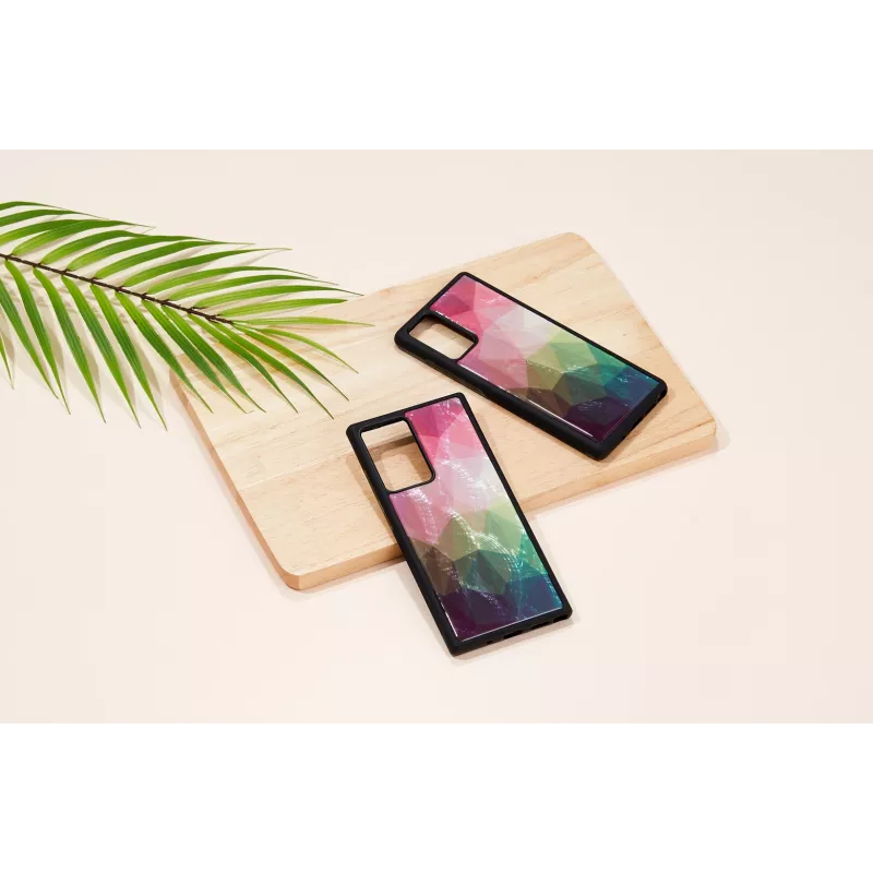 Apsauginis dėklas iKins Samsung Galaxy Note 20 Ultra – vandens gėlių raštas, juodas