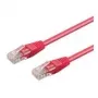 Tinklo kabelis Goobay 0,50 m 2xRJ-45 Cat6 rausvas