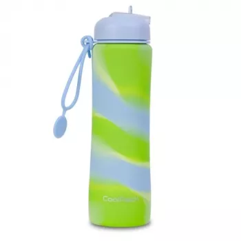 Sportinis silikoninis vandens butelis Cool Pack Z14770 600 ml Mergaitėms Mėlyna