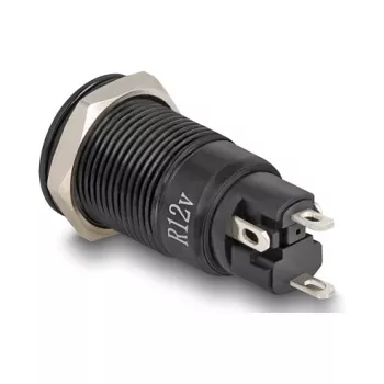 Mygtukinis jungiklis DELOCK 22014, 12 mm, 12 V