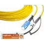 Lightwin LSP-09 SC-ST 1,0 m šviesolaidinis kabelis LSOH OS2 geltonas