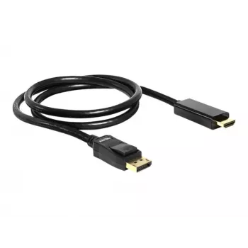 Kabelis DisplayPort / HDMI DeLOCK 82586 1m Juodas