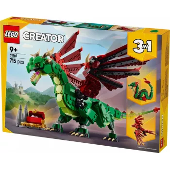 LEGO Creator 3 viename 31161 Viduramžių drakonas