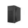 Korpusas NATEC Helix Mini Tower juodas – Micro-ATX/Mini-ITX, 3x3,5 col. + 5x2,5 col., 33 cm GPU, USB-C/USB-A