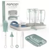 Momcozy 7 IN 1 Kūdikių buteliukų šepetėlių rinkinys Žalias