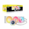 All-in-one skysčio aušintuvas Corsair iCUE LINK TITAN 360 RX LCD 12 cm Baltas