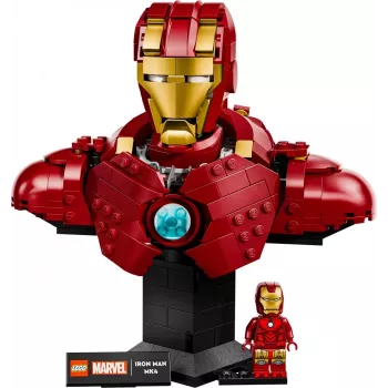 LEGO konstruktorius Marvel Super Heroes Geležinis žmogus MK4 3D modelis, 436 detalės, 1 minifigūrėlė, 18+
