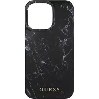 GUESS Hard Cover Marble Black, skirtas Apple iPhone 13 Pro Max, GUHCP13XPCUMABK, Blister