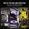 Ventiliatorius Corsair iCUE LINK RX140 RGB 14 cm Juodas 300-1700 RPM