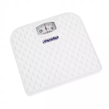 Svarstyklės mechaninės Mesko MS 8160, max 130 kg, tikslumas 1000 g, balta