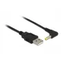 Maitinimo laidas DeLOCK 85544 USB A 1,5 m Juodas