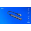 USB šakotuvas SAVIO AK-70, 7 prievadų USB 3.0, 4 naudojami prievadai, USB Type-A šeimininko jungtis, 5 Gbit/s perdavimo greitis, garantija 2 metai