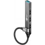 Goobay Slim 4 prievadų USB šakotuvas, USB-C™ į USB-A, USB 3.2 (74457)