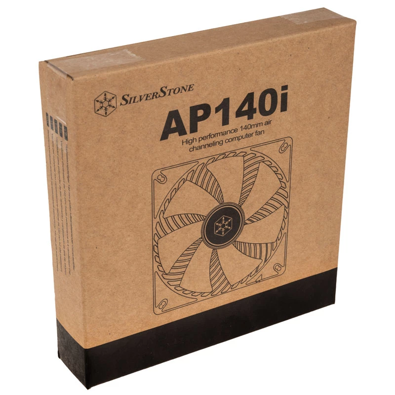 Ventiliatorius SILVERSTONE SST-AP140I 140 mm, juodas, triukšmas 30,1 dB