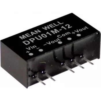 Maitinimo adapteris MEAN WELL DPU01N-12 1W Įv. 21.6-26.4V Išv. ±12V