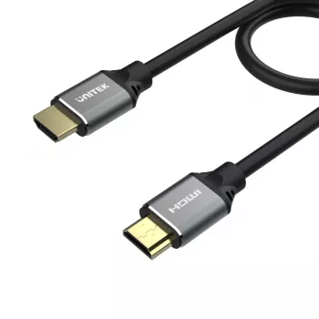HDMI kabelis Unitek C137W 1,5 m, HDMI 2.1, 48 Gbit/s, 4K/8K 2160p, 120 Hz, ARC, Ethernet, auksu padengti kontaktai