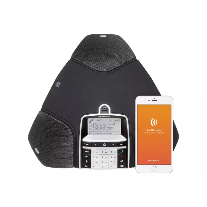 Konftel 300IPx - VoIP konferencinis telefonas - SIP v2 - Liquorice Black - skirtas Konftel C50300IPx Hybrid