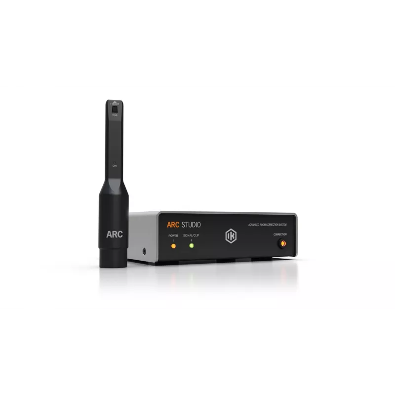 Monitorėliai IK Multimedia ARC Studio IP-ARC-STUDIO-IN, 50 W, 50 Ω, 24 bit / 96 kHz, juodi, 465 g