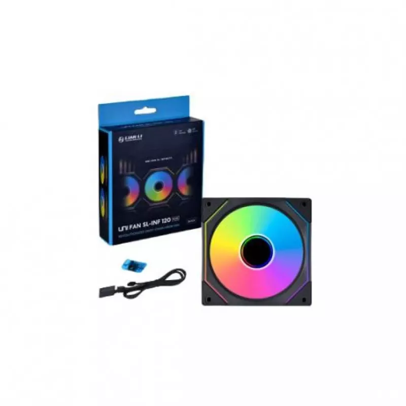 LIAN LI UNI FAN SL-INF 120mm ARGB korpuso ventiliatorius - juodas