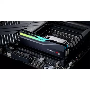 DIMM 32 GB DDR5-5600 (2x 16 GB) Dual-Kit, Arbeitsspeicher schwarz, F5-5600J4040C16GX2-TZ5RK, Trident Z5 RGB, INTEL XMP