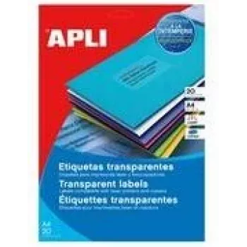 Atsparūs oro sąlygoms lipdukai agipa 119025 skaidrūs 99,1 x 67,7 mm lazeriniams spausdintuvams