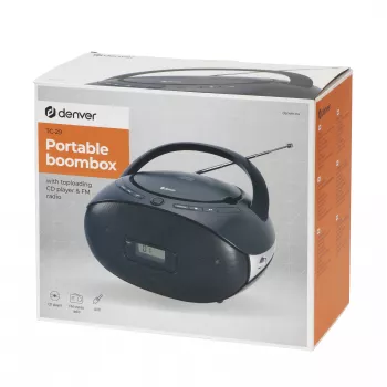 Inter Sales Denver TC-29 - Analoginis - FM - Grojaraštis - CD-R CD-RW - 1 W
