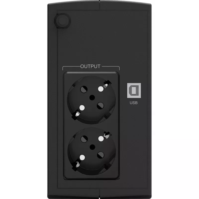 PowerWalker Basic VI 850 SB linijinis-interaktyvus UPS 850VA 2xAC išėjimai bokštas juodas