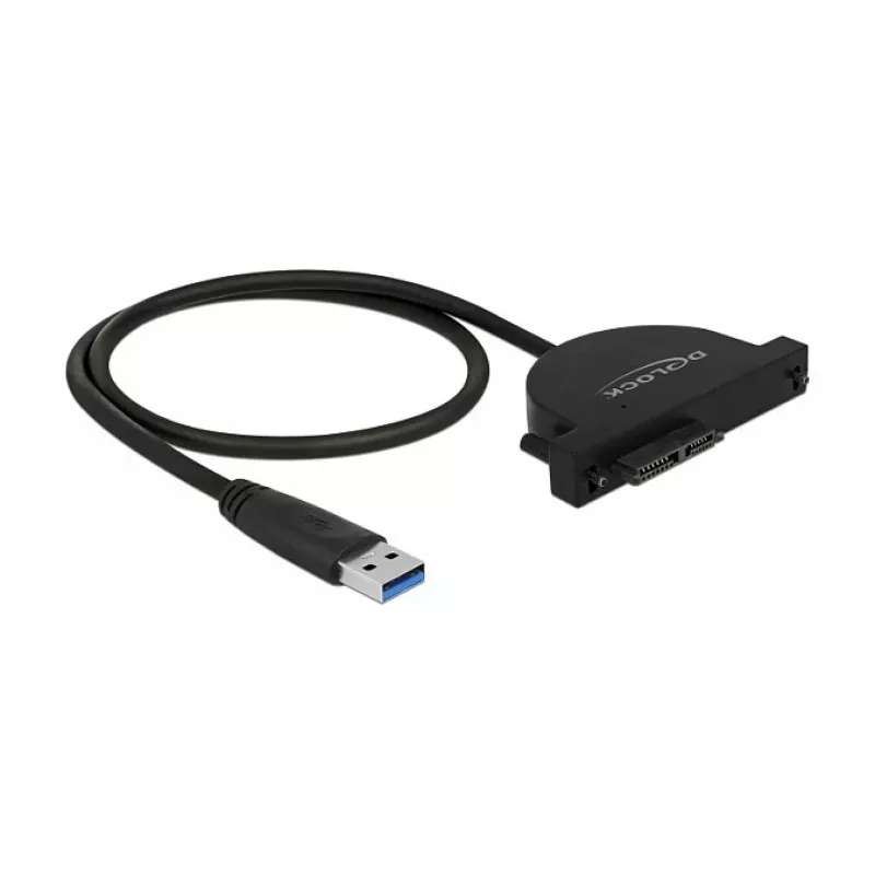 DeLOCK 64048 sąsajos plokštė USB Type-A į Slim SATA