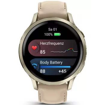 Garmin Venu 4 1.2 colio AMOLED skaitmeninis laikrodis 390 x 390
