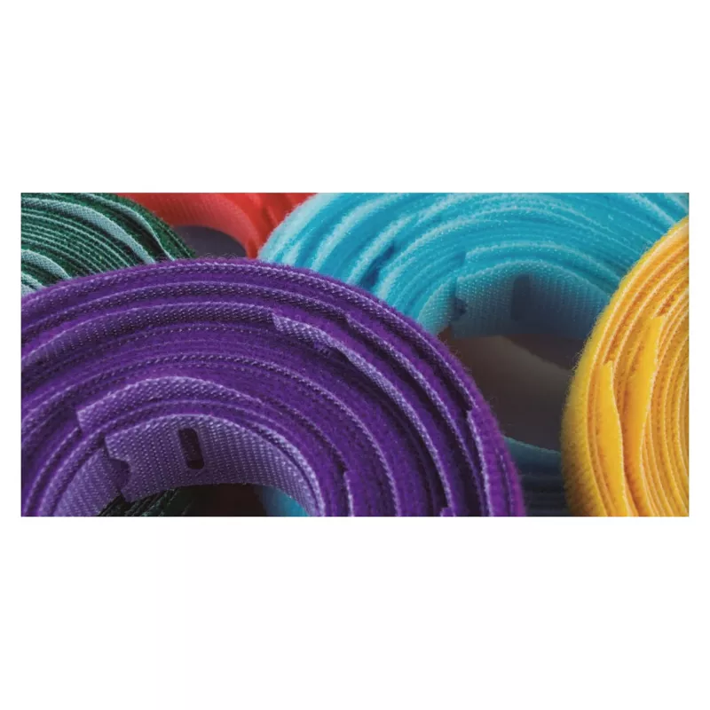 Velcro daugkartinis kabelio raištis ONE-WRAP, polipropilenas, oranžinis, 230×20 mm, 25 vnt.