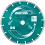 Pjovimo diskas deimantinis Makita Diamak betonui, marmurui, šiferiui, minkštai plytai, cemento blokui 115 mm (D-61123)