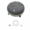 Nešiojamas garsiakalbis MANTA SPK03-GR Szumi-GO – žalias, Bluetooth, kūdikio miego garsai, laikmatis, RGB foninis apšvietimas, 12,5×7,5×12,5 cm