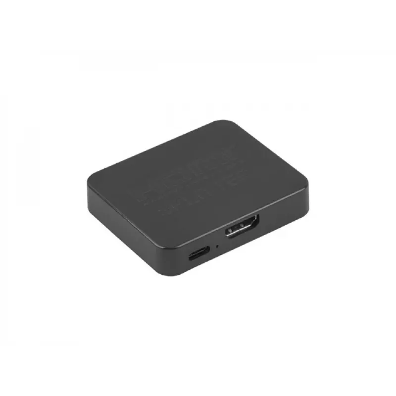 HDMI skirstytuvas LANBERG SPV-HDMI-1002 — 2x HDMI išėjimai, 4K, USB-C įėjimas