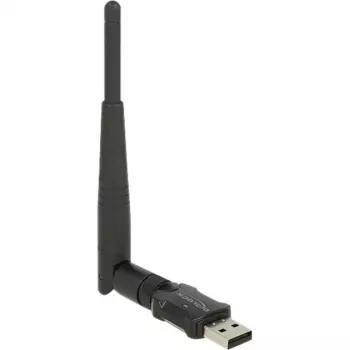 DeLock USB2.0 Dual Band WLAN adapteris ac/a/b/g/n - Tinklo adapteris - USB2.0 - 802.11b, 802.11a, 802.11g, 802.11n, 802.11ac - Juodas (12462)