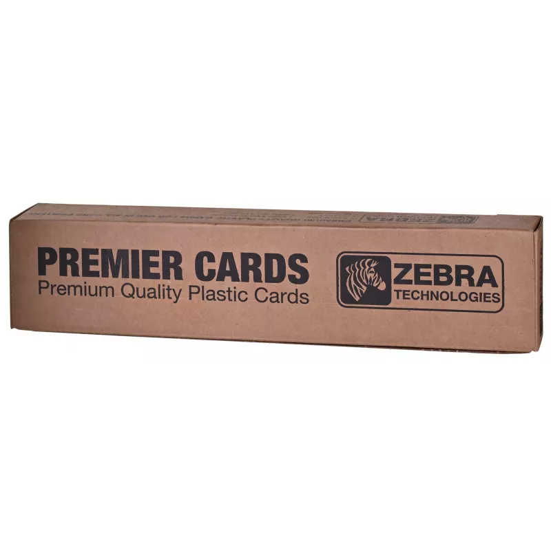 Zebra Premier PVC kortelė 30 mil (5 pakuotės x 100 vnt.)