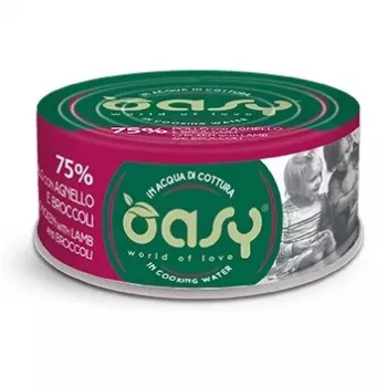 Oasy More Love Vištiena su ėriena ir brokoliais 70 g