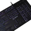 SBOX K-22 US Black – laidinis USB klaviatūra, JAV išdėstymas, juoda