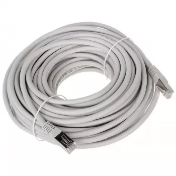 LANBERG tinklo kabelis Cat6 F/UTP RJ-45 — 15 m, pilkas, modelis PCF6-10CC-1500-S